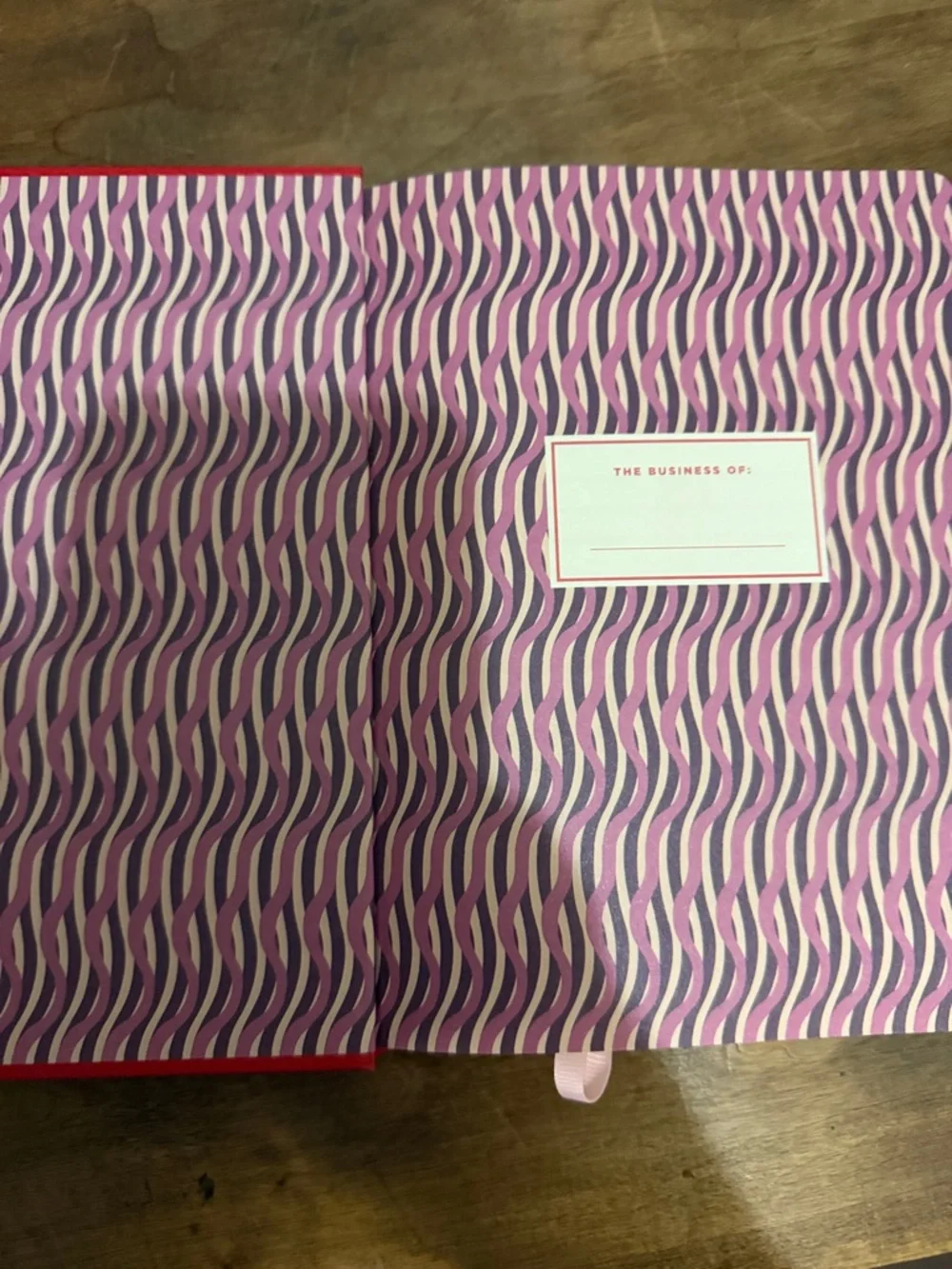 Tabitha Brown My Business Red Notebook NEW - Picture 4 of 4